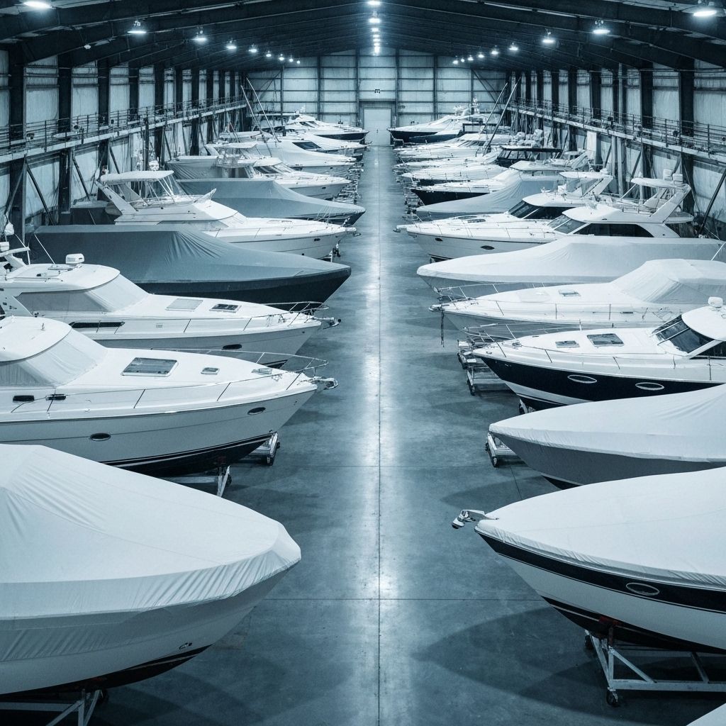 Yacht wintering storage